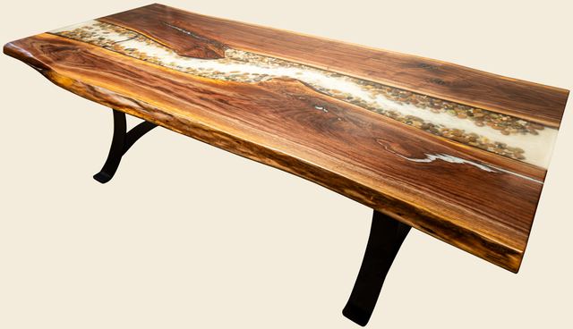 Walnut River Table, Walnut