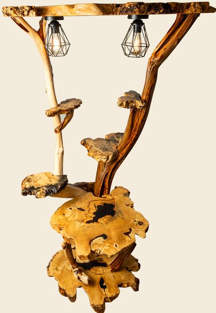 Juniper Floor Lamp, Juniper + Buckeye Burl