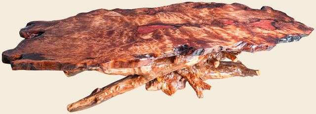 Redwood Burl Coffee Table II, Redwood Burl
