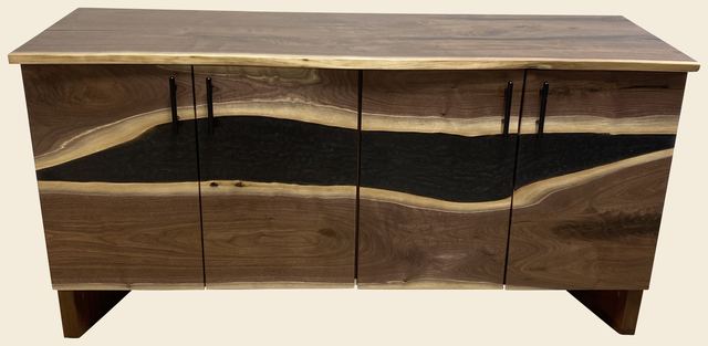 Walnut River Credenza, Walnut