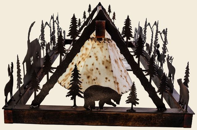 Mountain Cabin Chandelier,