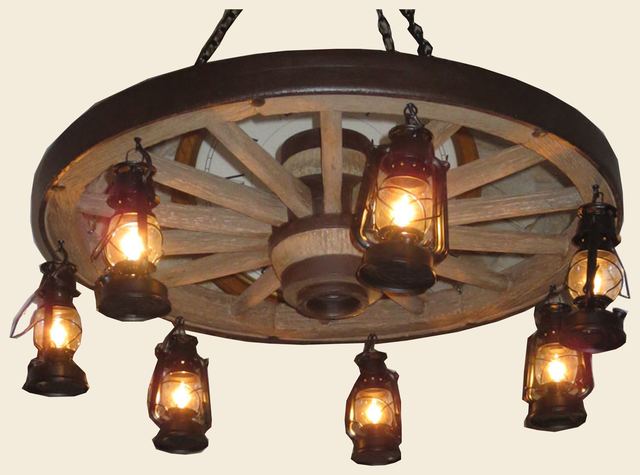 Wagon Wheel Chandelier,