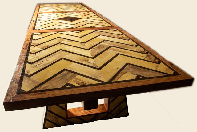 Grapefruit Wood Conference Table, Grapefruit Wood